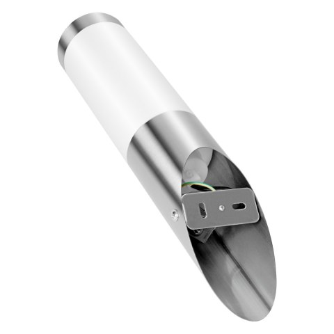 EDERA oprawa ogrodowa, E27, max. 15W, IP44, skos, stal nierdzewna