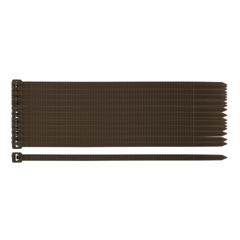 Opaski zaciskowe ogrodowe 4.8 x 160 mm, 50 szt., brązowe