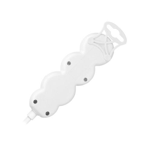 Przedłużacz 3x2P+Z,1,4m, 3x1mm?, biały