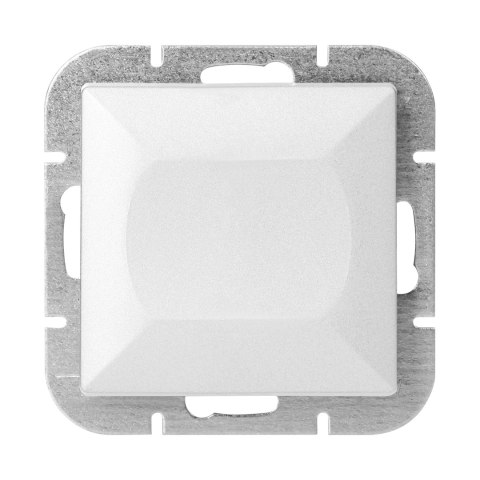 Łącznik jednobiegunowy p/t z podświeleniem Pearl, 10A, 250V, WP-1P/S, biały