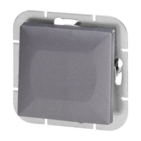 Łącznik p/t schodowy Pearl, 10A, 250V, WP-5P, antracyt