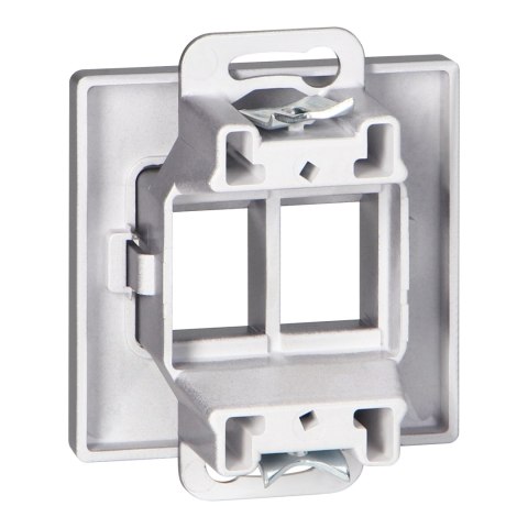 Płytka czołowa + 2xRJ45 Pearl, PC+ARJ45/P2, antracyt