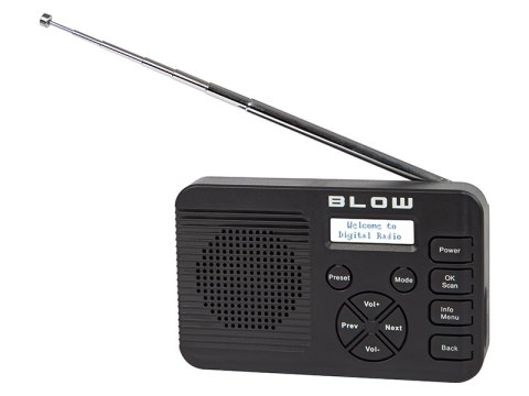 77-574# Radio przenośne kuchenne fm/dab+ blow rk4 bt czarne`