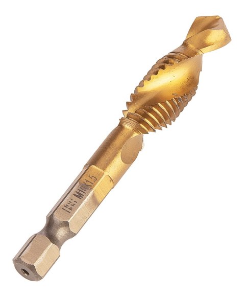 Wiertło gwintujące HSS TiN, M10 x 1.5 mm, Hex