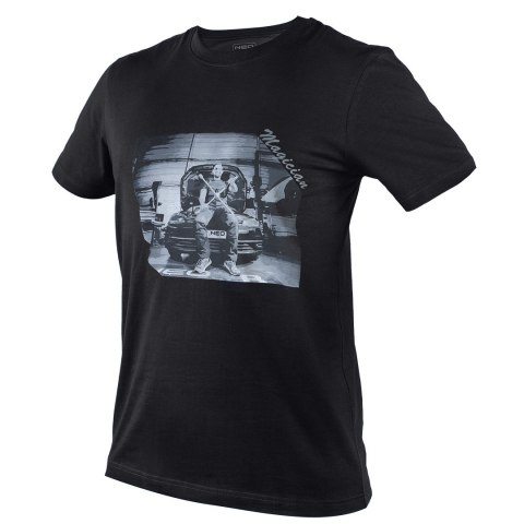 T-shirt z nadrukiem, mechanik, rozmiar XL