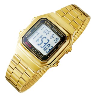 Casio ZEGAREK MĘSKI CASIO A178WGA-1ADF (zd082b) + BOX