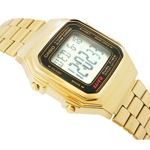 Casio ZEGAREK MĘSKI CASIO A178WGA-1ADF (zd082b) + BOX
