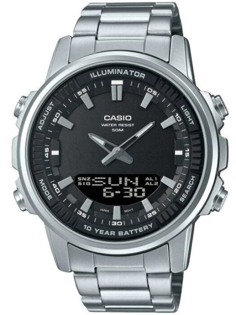 Casio ZEGAREK MĘSKI CASIO AMW-880D-1AVDF + BOX