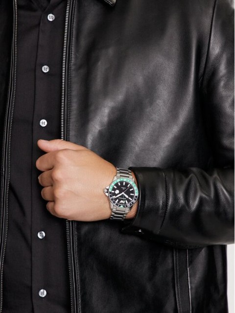 Emporio Armani ZEGAREK MĘSKI EMPORIO ARMANI AR11589 - Diver GMT (zi112a)