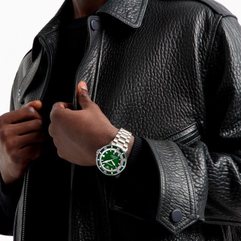 Emporio Armani ZEGAREK MĘSKI EMPORIO ARMANI AR60080 Sea Explorer AUTOMATIC (zi110b) + BOX