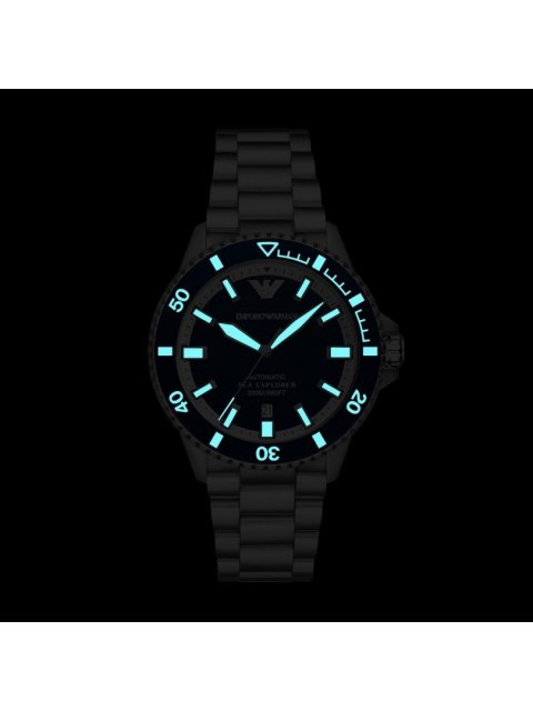 Emporio Armani ZEGAREK MĘSKI EMPORIO ARMANI AR60080 Sea Explorer AUTOMATIC (zi110b) + BOX
