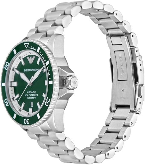 Emporio Armani ZEGAREK MĘSKI EMPORIO ARMANI AR60080 Sea Explorer AUTOMATIC (zi110b) + BOX