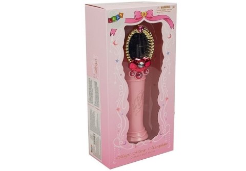 Magiczne Lustro Z Mikrofonem USB MP3 Światła Dźwięki Różowy