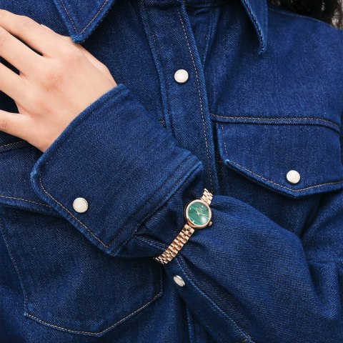 Daniel Wellington ZEGAREK DAMSKI DANIEL WELLINGTON Elan Lumine Malachite Rose Gold 22mm DW00100721 + BOX (zw522c)