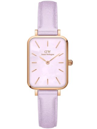 Daniel Wellington ZEGAREK DAMSKI DANIEL WELLINGTON Quadro Lavender Mop 20mm DW00100637 + BOX (zw521b)