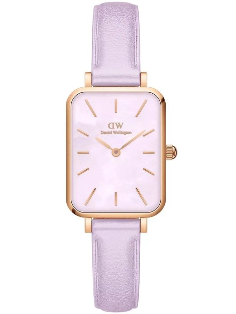 Daniel Wellington ZEGAREK DAMSKI DANIEL WELLINGTON Quadro Lavender Mop 20mm DW00100637 + BOX (zw521b)