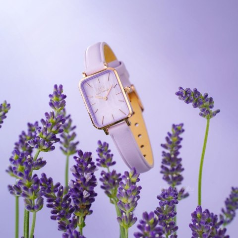 Daniel Wellington ZEGAREK DAMSKI DANIEL WELLINGTON Quadro Lavender Mop 20mm DW00100637 + BOX (zw521b)