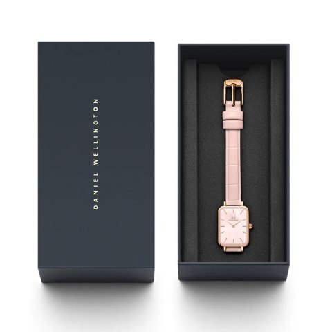 Daniel Wellington ZEGAREK DAMSKI DANIEL WELLINGTON Quadro Pressed Melrose Pearl 20mm DW00100508 + BOX (zw521a)
