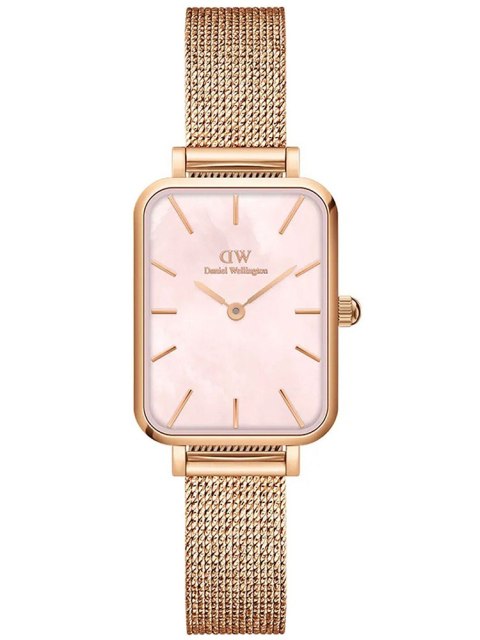 Daniel Wellington ZEGAREK DAMSKI DANIEL WELLINGTON Quadro Pressed Melrose Pearl 20mm DW00100510 + BOX (zw505o)