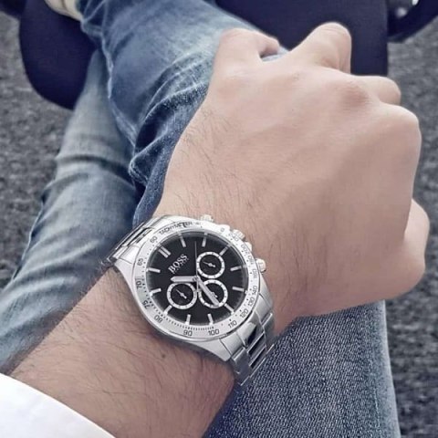 Hugo Boss ZEGAREK MĘSKI HUGO BOSS 1512965 - IKON (zh008e) + BOX