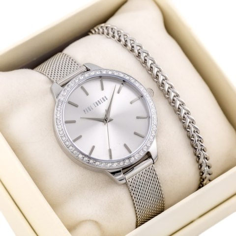 Paul Lorens KOMPLET PREZENTOWY DAMSKI PAUL LORENS - Zegarek + bransoletka (zg545f)