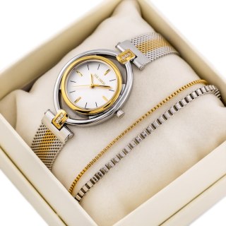 Paul Lorens KOMPLET PREZENTOWY DAMSKI PAUL LORENS - Zegarek + bransoletka - (zg555e)