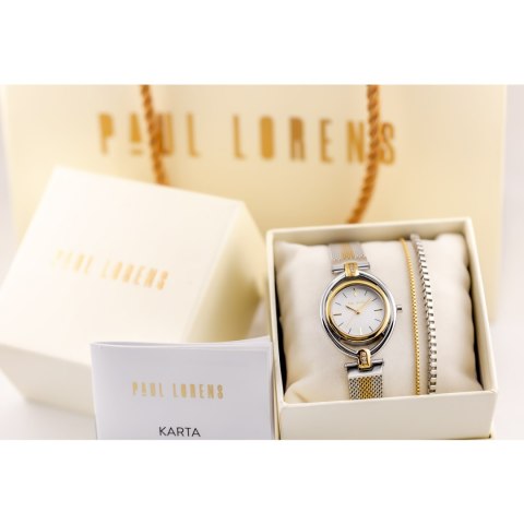 Paul Lorens KOMPLET PREZENTOWY DAMSKI PAUL LORENS - Zegarek + bransoletka - (zg555e)