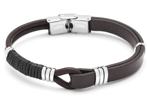 Paul Lorens KOMPLET PREZENTOWY MĘSKI PAUL LORENS - Zegarek + Bransoletka (zg370f)