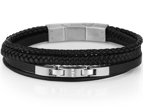 Paul Lorens KOMPLET PREZENTOWY MĘSKI PAUL LORENS - Zegarek + Bransoletka (zg374f)