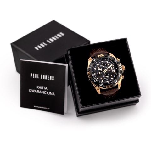 Paul Lorens ZEGAREK MĘSKI PAUL LORENS -PL8754A5-1B1 (zg375d) + BOX