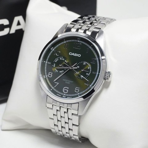 Casio ZEGAREK MĘSKI CASIO MTP-E340D-3A (zd264c) + BOX