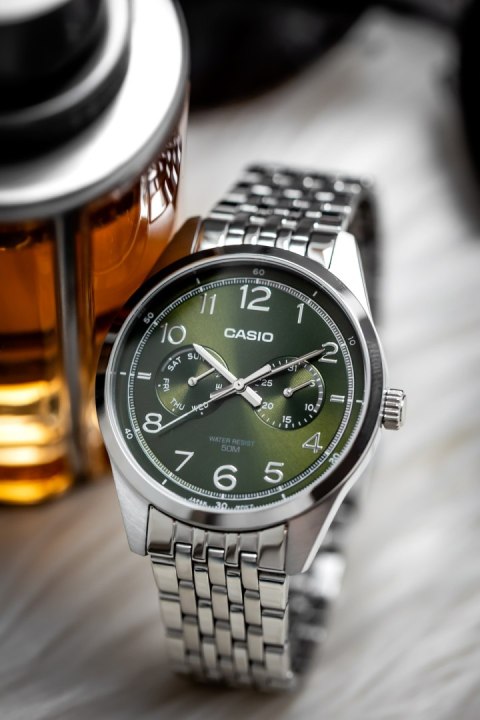 Casio ZEGAREK MĘSKI CASIO MTP-E340D-3A (zd264c) + BOX