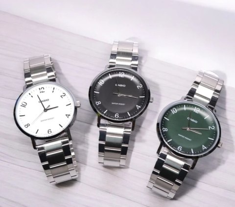 Casio ZEGAREK MĘSKI CASIO MTP-VT03D-7B + BOX