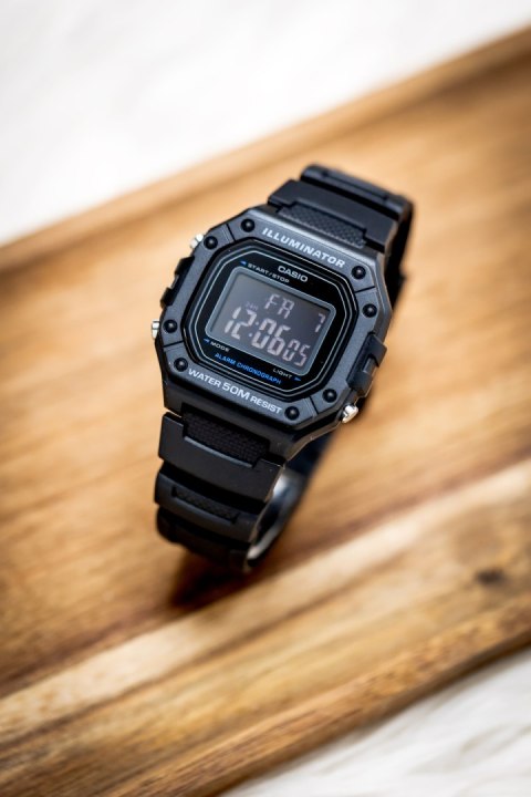 Casio ZEGAREK MĘSKI CASIO W-218H-1B + BOX