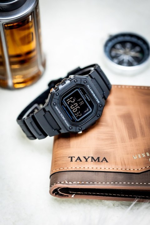 Casio ZEGAREK MĘSKI CASIO W-218H-1B + BOX