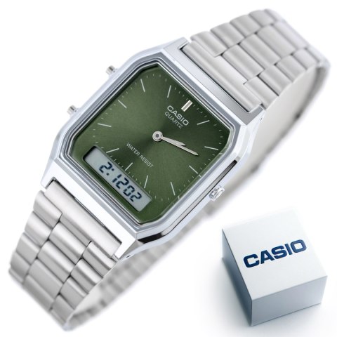 Casio ZEGAREK UNISEX CASIO Vintage AQ-230A-3AMQYDF + BOX