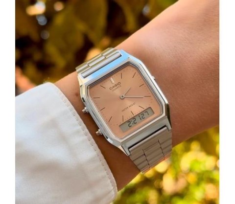 Casio ZEGAREK UNISEX CASIO Vintage AQ-230A-4AMQYDF + BOX