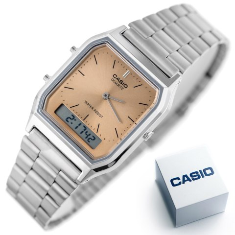 Casio ZEGAREK UNISEX CASIO Vintage AQ-230A-4AMQYDF + BOX