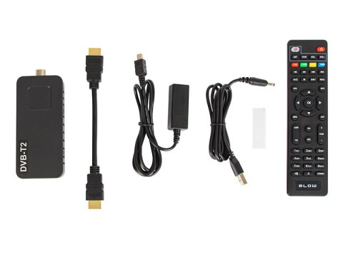 77-021# Dekoder tuner dvb-t2 blow 6006fhd mini opakowanie