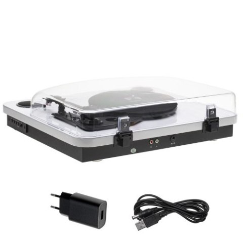 AD 1914 White Gramofon z usb i bluetooth