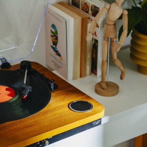 AD 1914 Wood Gramofon z usb i bluetooth