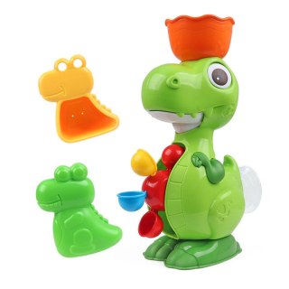 Zestaw Zabawek Do Kąpieli Dinozaur z Młynkiem Akcesoria 8el