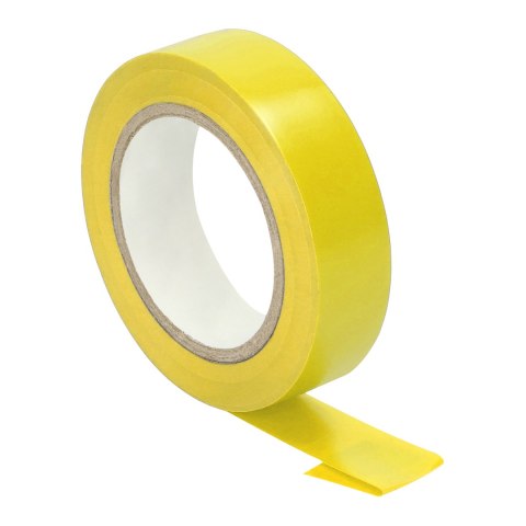 Zestaw 10 taśm izolacyjnych 15mm, żółta, uniepalniona, grubość 0,13mm, długość 10m