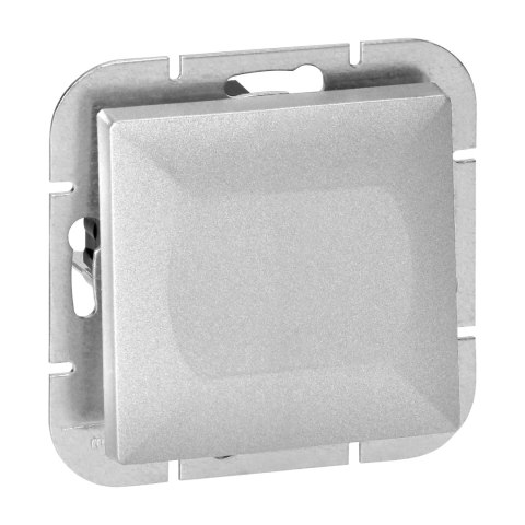 Łącznik p/t schodowy Pearl, 10A, 250V, WP-5P, srebrny