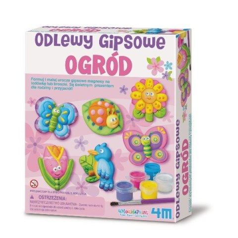 Zestaw kreatywny odlewy gipsowe - ogród