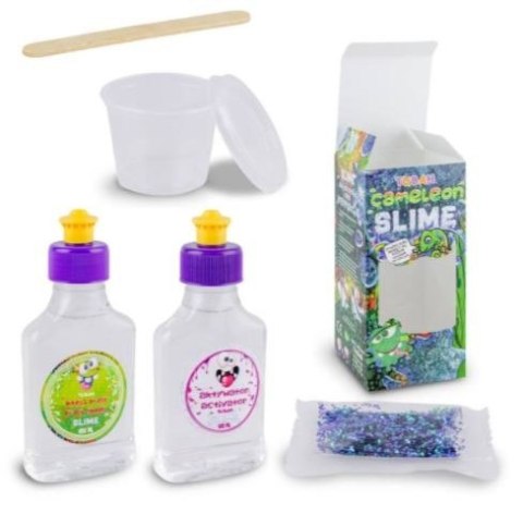 Zestaw slime diy kameleon