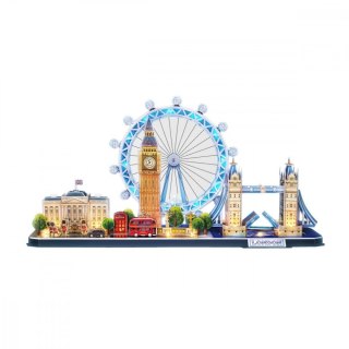 Puzzle 3d city line - londyn led