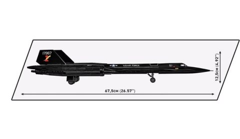 Klocki samolot lockheed sr-71 1374 elementów