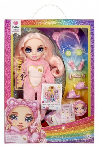 Lalka rainbow high junior pj party, bella pink