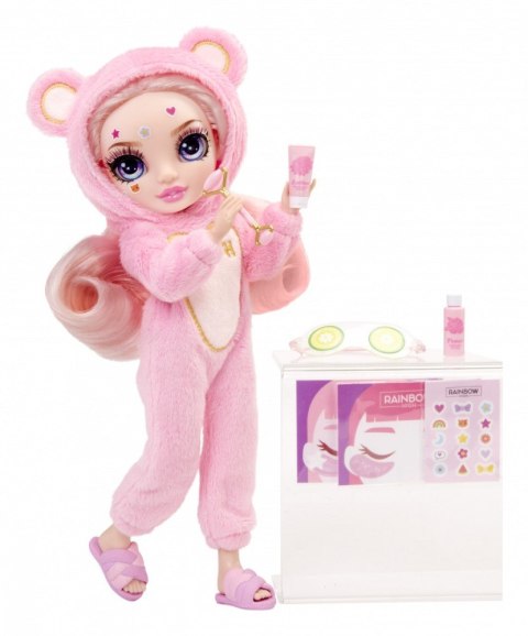 Lalka rainbow high junior pj party, bella pink